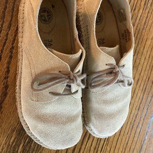 Birkenstock Gary suede lace up shoes! Size 36/230/L5